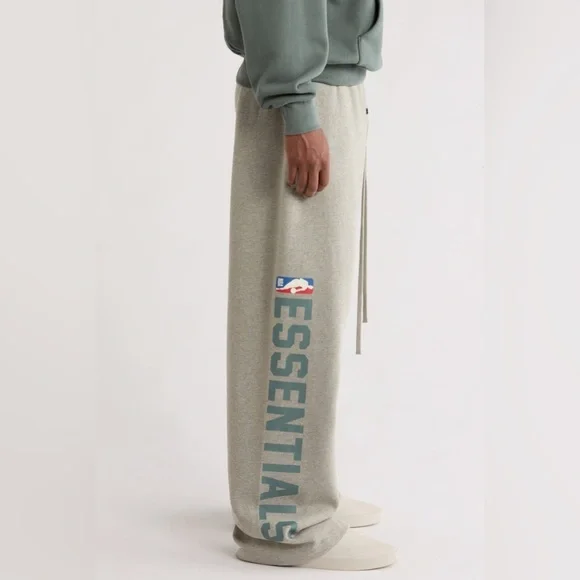 NWT Fear of God Essentials Men Celtics Lounge Fit Sweatpants Sz L - Picture 3 of 5
